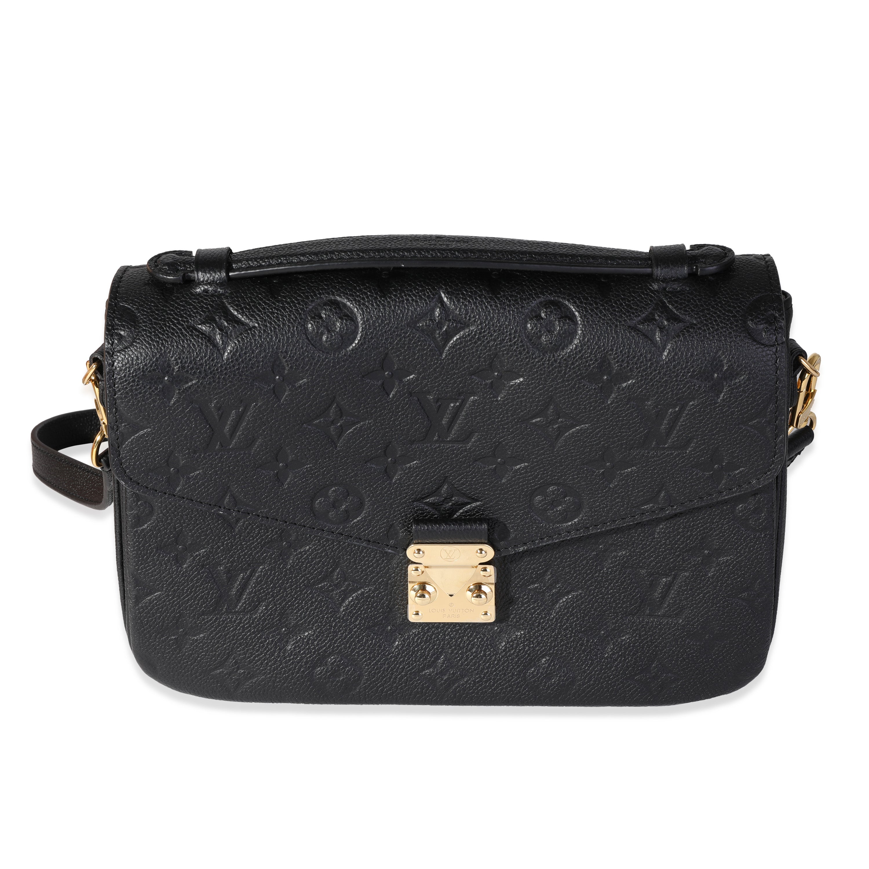 Louis Vuitton Pochette Metis Noir 2017 Black Monogram Empreinte Leathe -  MyDesignerly