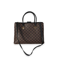 Louis Vuitton Damier Ebene & Black Calfskin LV Riverside