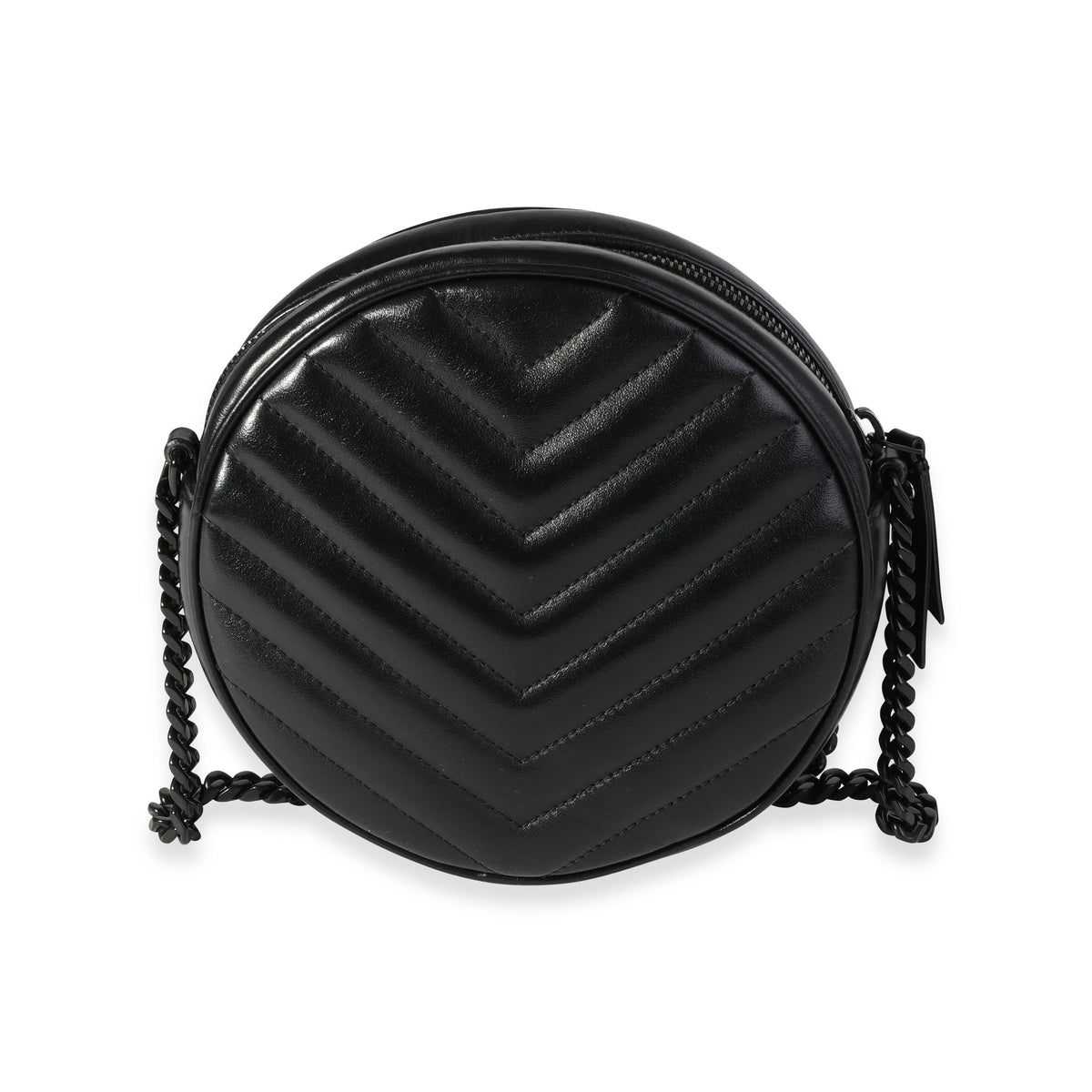 Saint Laurent So Black Matelassé Leather Jade Crossbody Bag