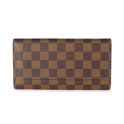 Louis Vuitton Damier Ebene Canvas Sarah Wallet