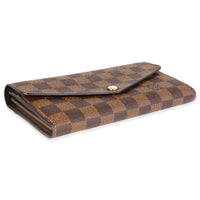 Louis Vuitton Damier Ebene Canvas Sarah Wallet