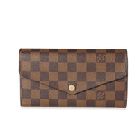 Louis Vuitton Damier Ebene Canvas Sarah Wallet