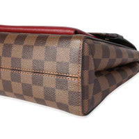 Louis Vuitton Damier Ebene Canvas & Bordeaux Calfskin Vavin PM