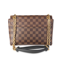 Louis Vuitton Damier Ebene Canvas & Bordeaux Calfskin Vavin PM