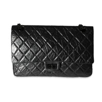 Chanel So Black Quilted Calfskin Reissue 2.55 226 Double Flap Bag