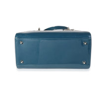 Blue Patent Leather Medium Lady  Bag