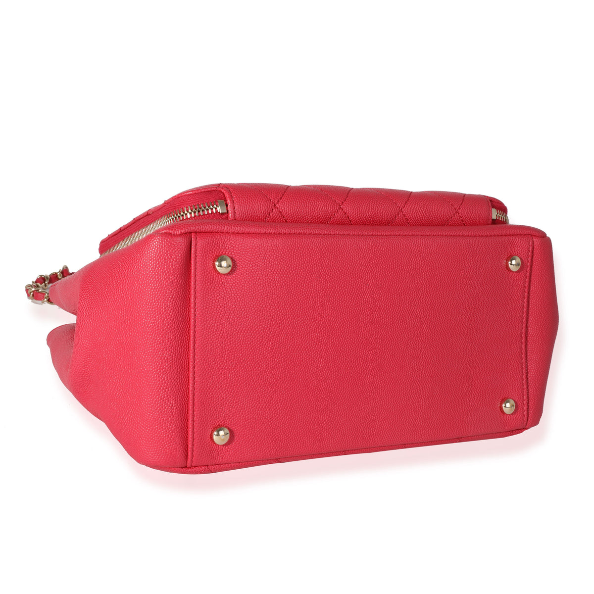 Small Business Affinity Flap Caviar Red GHW