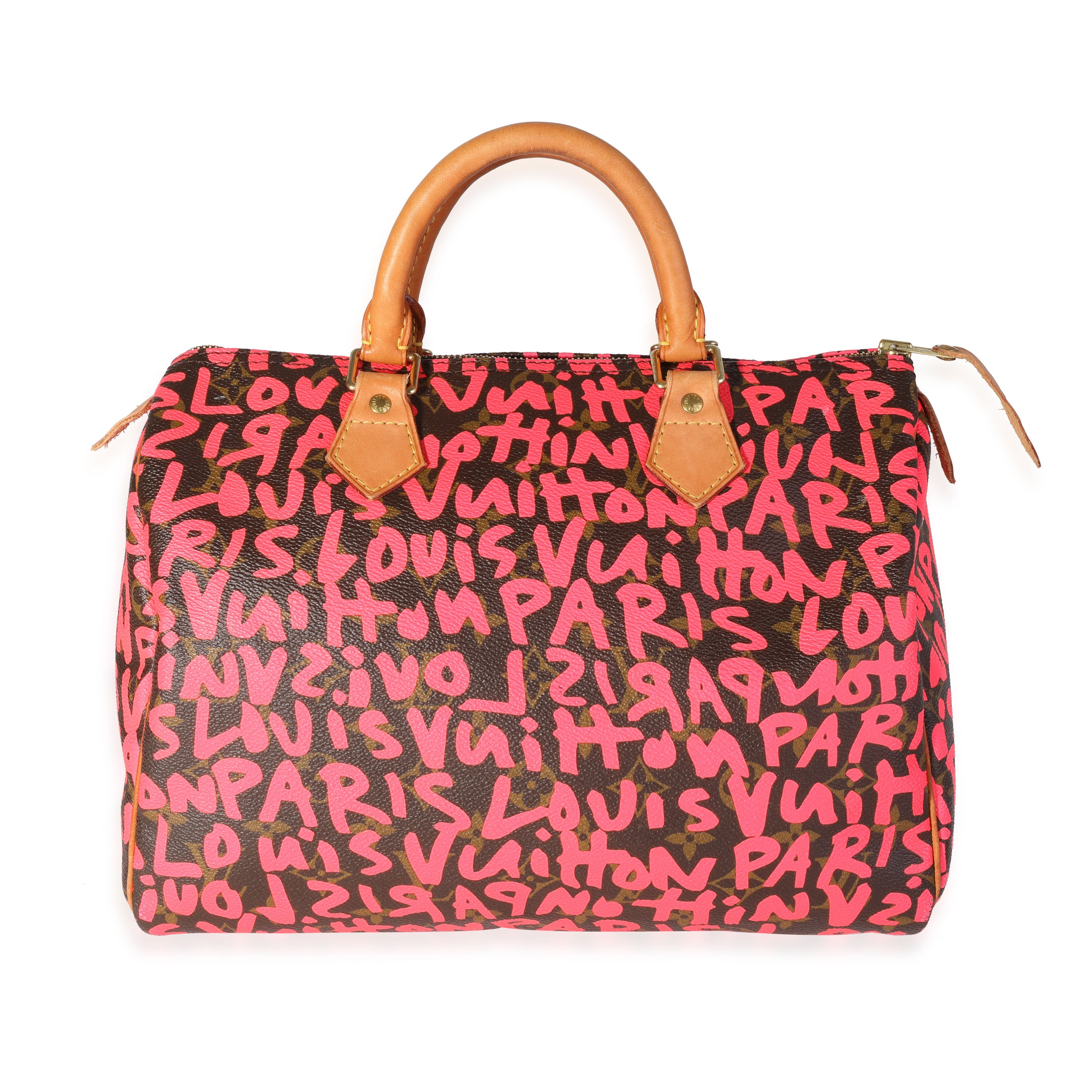 Louis Vuitton x Stephen Sprouse Pink Graffiti Monogram Canvas Speedy 30 Bag  Louis Vuitton