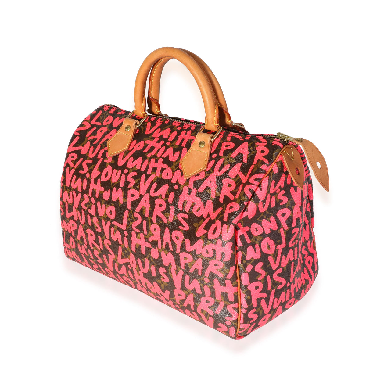 Stephen Sprouse x Louis Vuitton Pink Monogram Graffiti Speedy 30