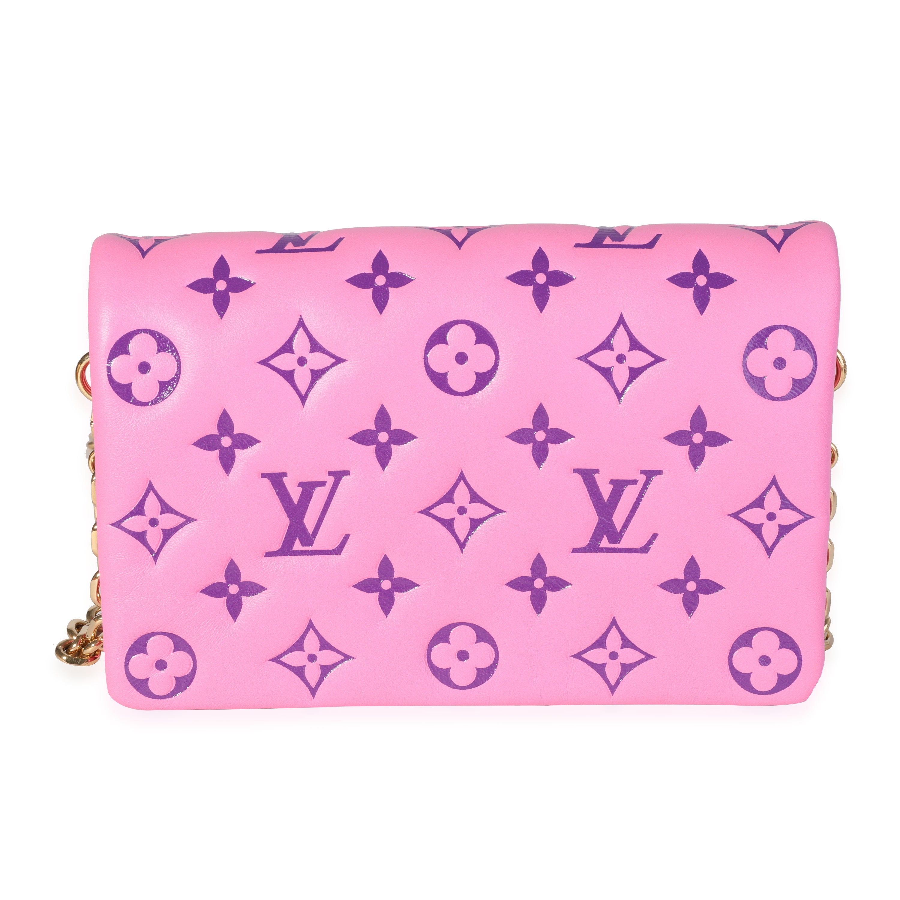 Louis Vuitton Limited Edition Pochette Coussin Monogram Pink