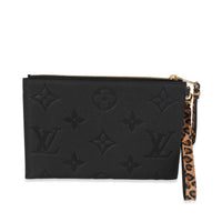 Louis Vuitton Black Monogram Empreinte Wild at Heart Melanie Pochette