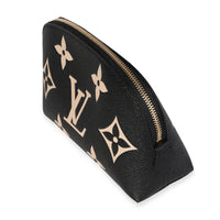 Louis Vuitton Black Monogram Empreinte Leather Cosmetic Pouch