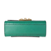 Gucci Green Guccissima Leather Small Padlock Shoulder Bag