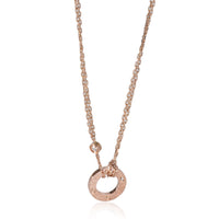 Cartier Love Diamond Necklace in 18k Rose Gold 0.03 CTW