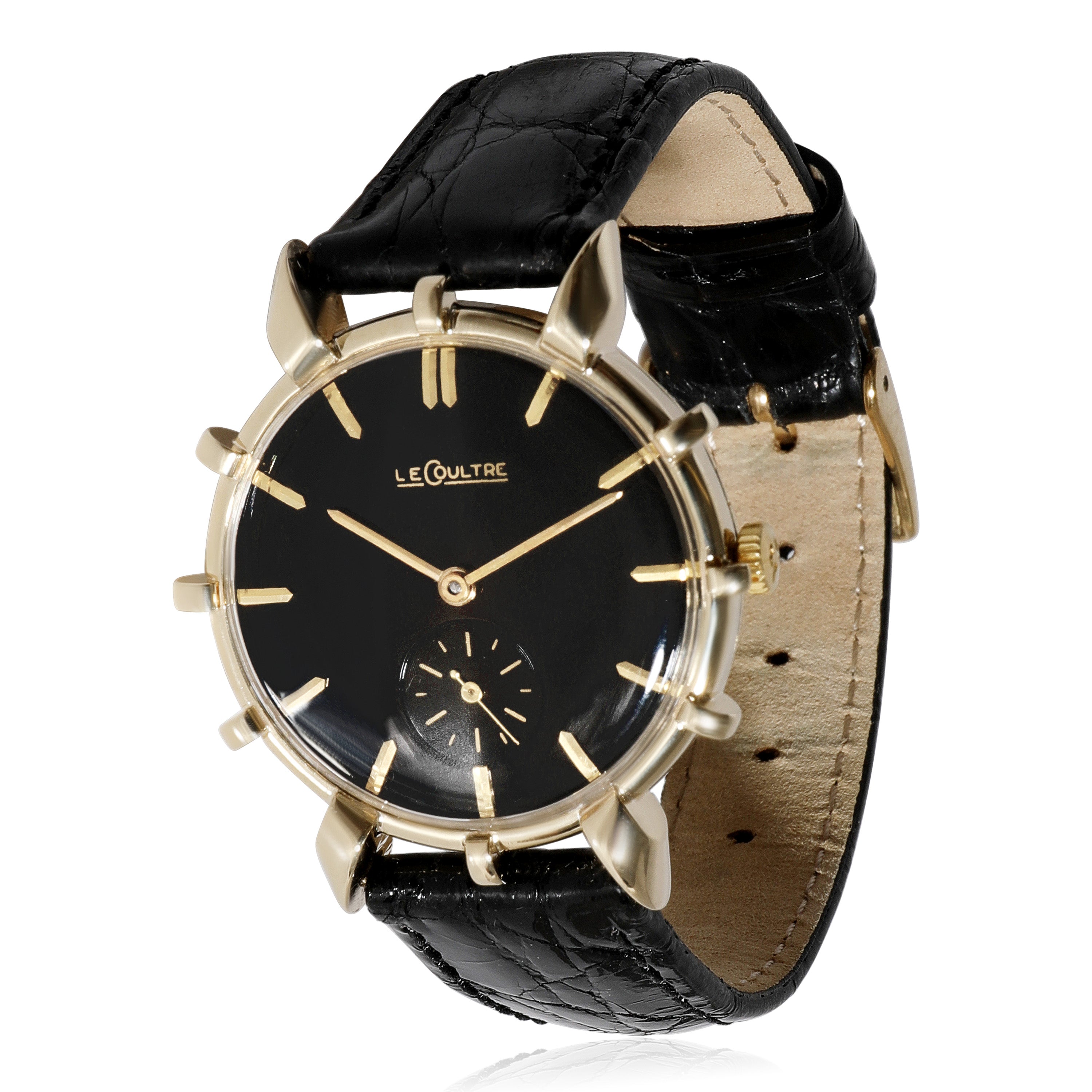 Lecoultre Helm 33745 Unisex Watch in 14kt Yellow Gold | myGemma