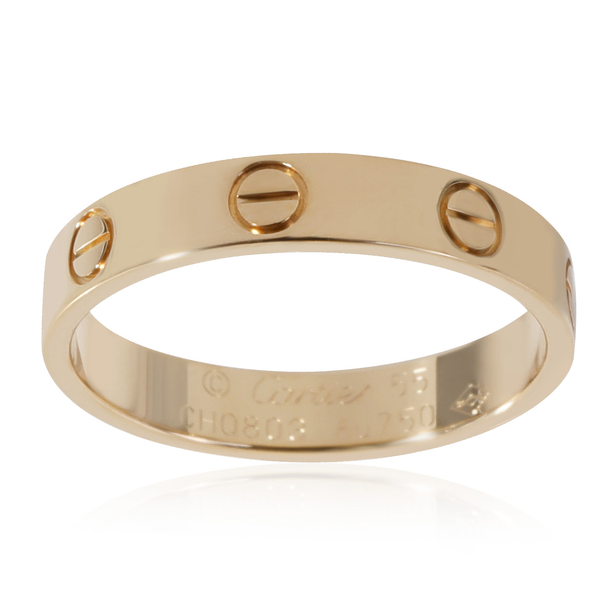 Cartier Love Wedding Band in 18k Yellow Gold