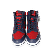 Supreme x Dunk High SB By Any Means - Red Navy