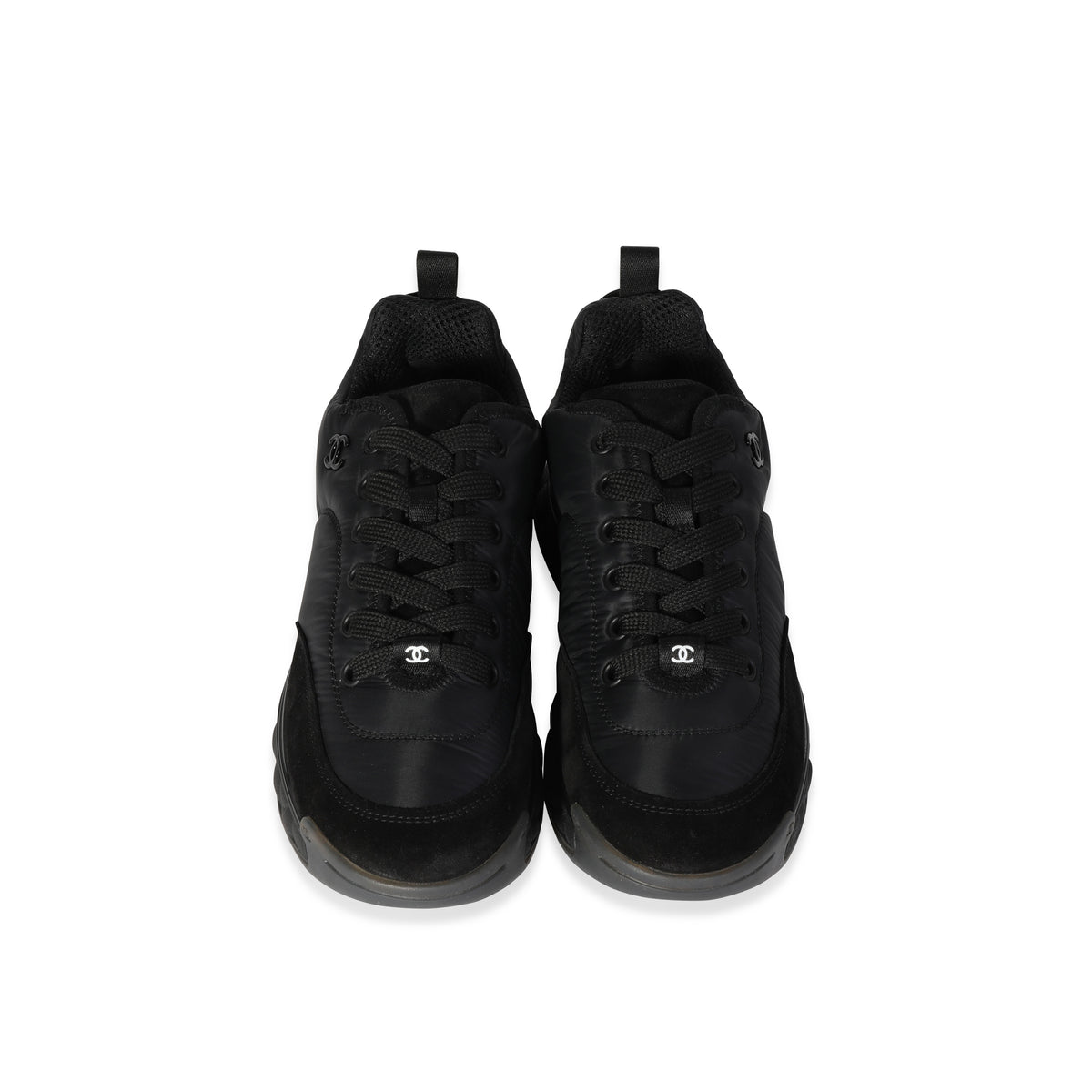 Chanel -  Chanel Wmns Calfskin Grosgrain Sneaker 'Black' (38 EUR)
