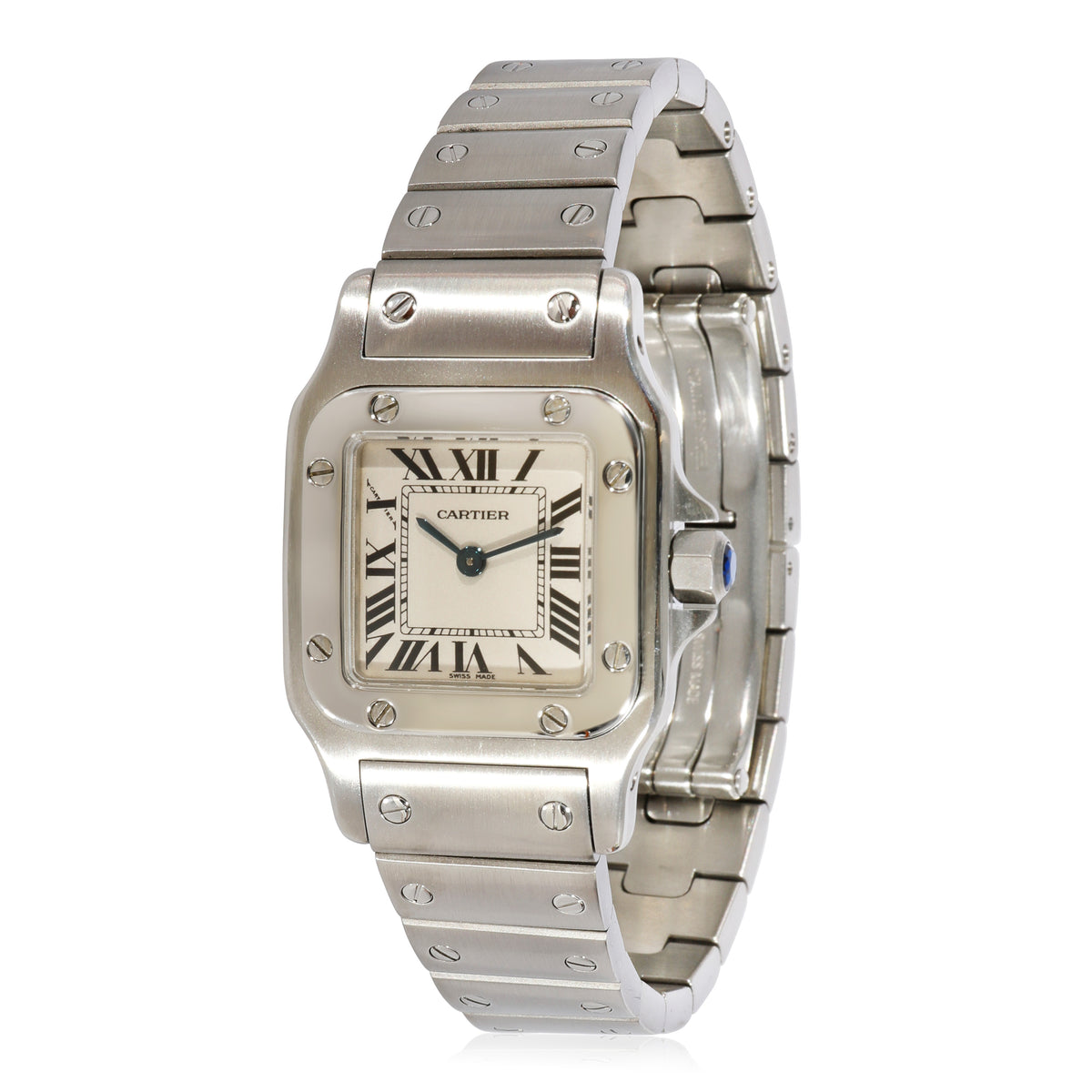 Cartier Santos de Cartier W20056D6 Women s Watch in Stainless Steel