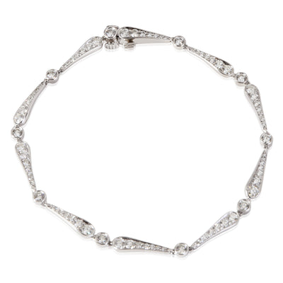 Tiffany & Co. Jazz Diamond Bracelet in Platinum 1.70 CTW