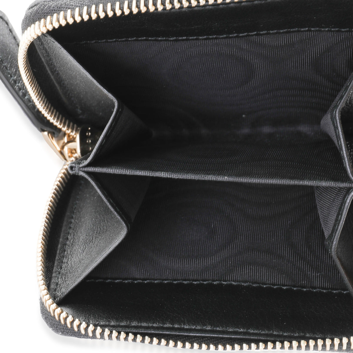 Gucci Black MicroGuccissima Compact Zip-Around Wallet | myGemma | GB ...