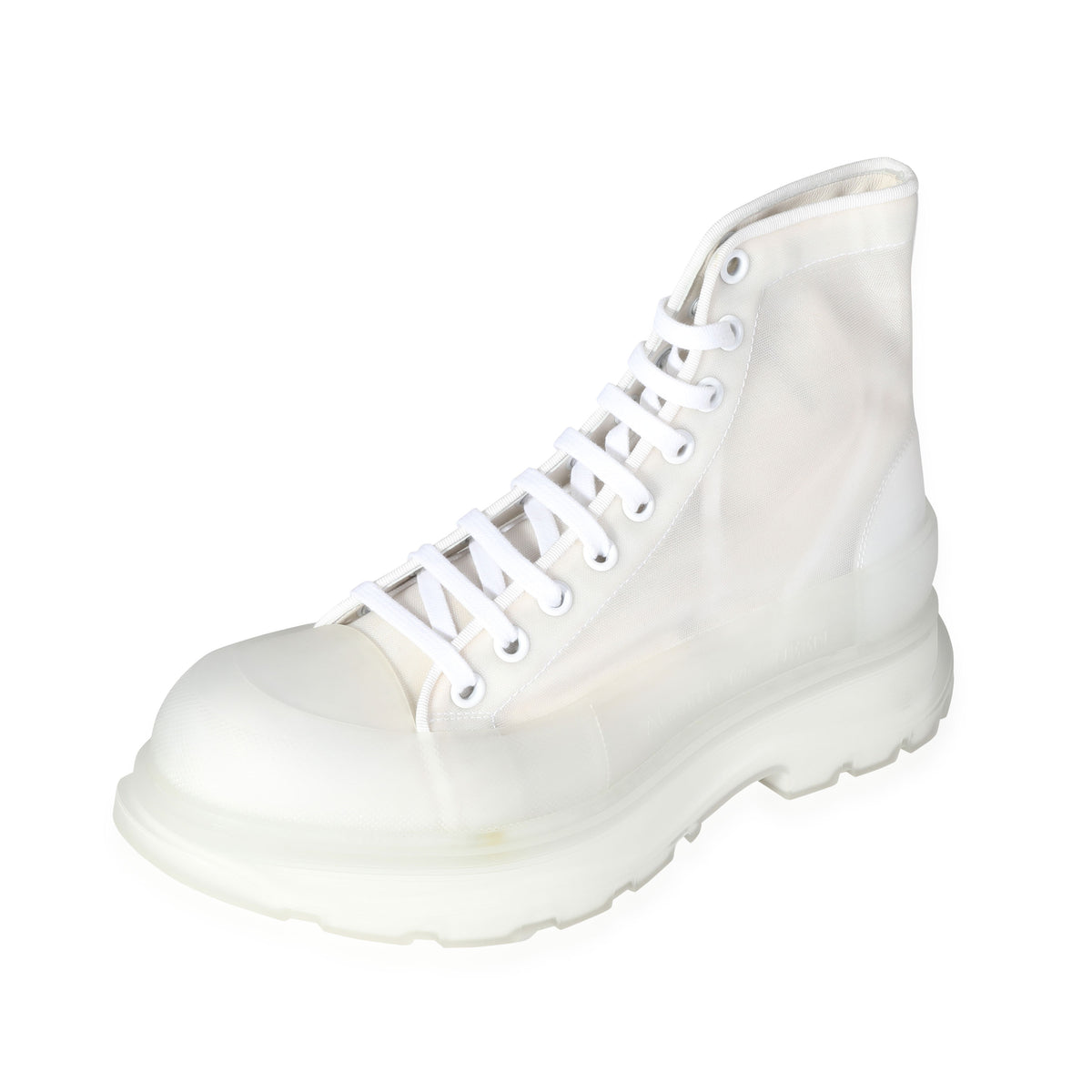 Alexander McQueen -  Alexander McQueen Tread Slick Boots Clear (43 EUR)