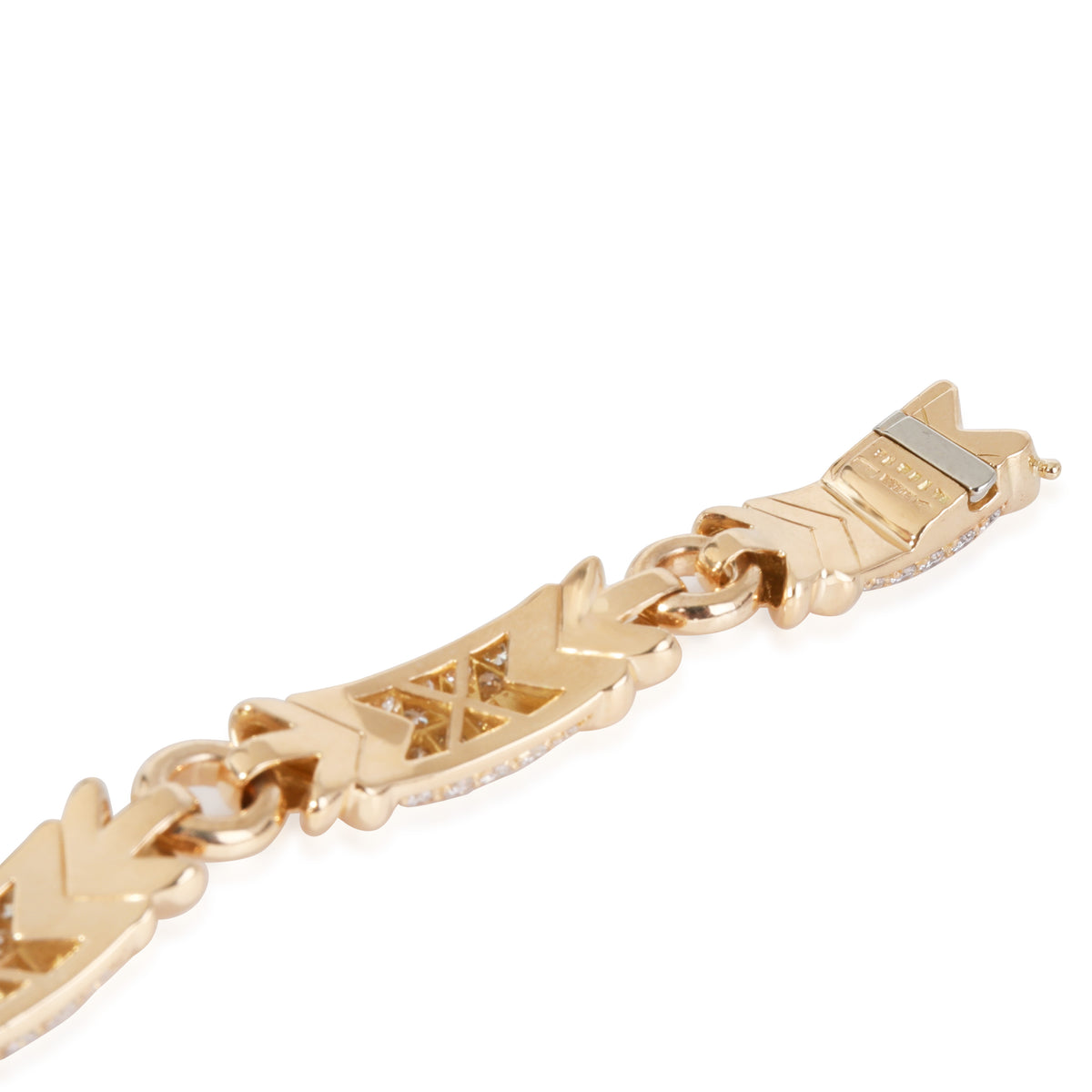 BVLGARI Trika Vintage Diamond Bracelet in 18k Yellow Gold 4.89 CTW