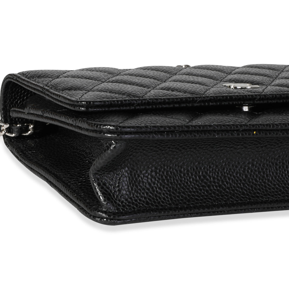Chanel Black Quilted Caviar WOC