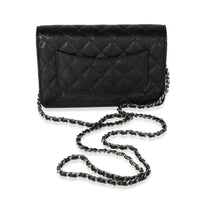 Chanel Black Quilted Caviar WOC