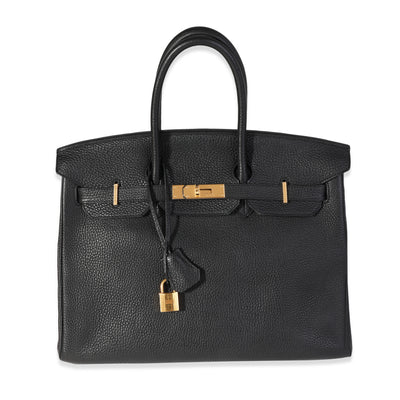 Hermès Black Togo Birkin 35 GHW