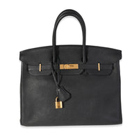 Hermès Black Togo Birkin 35 GHW