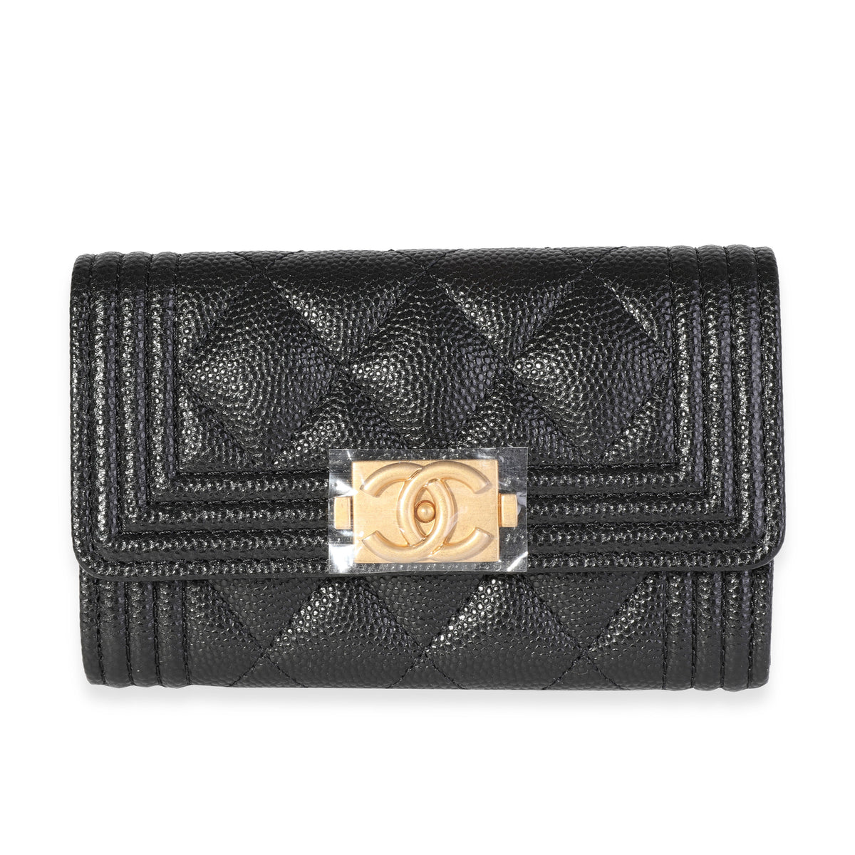 Compare prices for Grained Calfskin  GoldTone Metal Blue BOY CHANEL Flap  Coin Purse A84311B01694N5330 in official stores