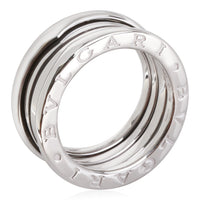 BVLGARI B.zero1 3 Spiral Ring in 18k White Gold