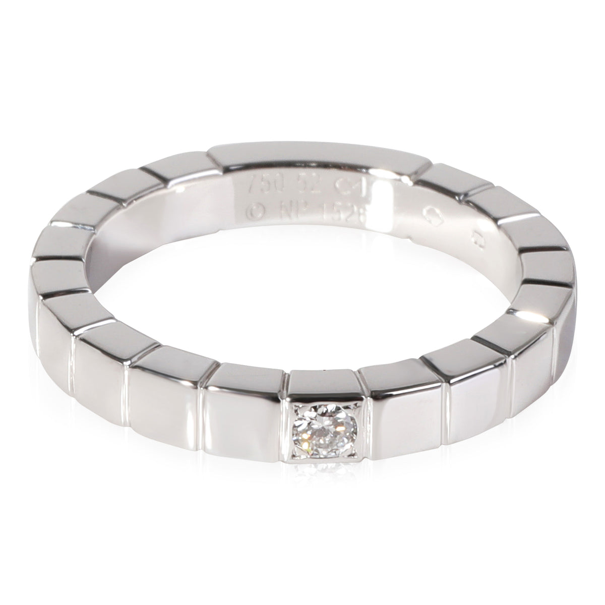 Cartier Lanieres Diamond Band in 18k White Gold 0.06 CTW