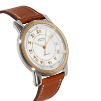 Hermès Carrick 793-TM10063 Unisex Watch in 18kt Stainless Steel/Yellow Gold