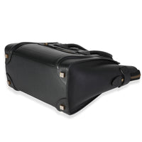 Celine Black Smooth Calfskin Micro Luggage Tote