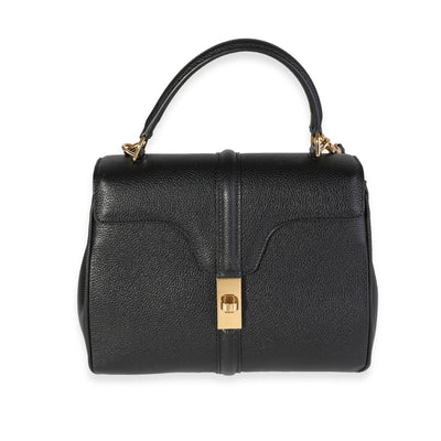 Celine Black Grained Calfskin 16 Bag