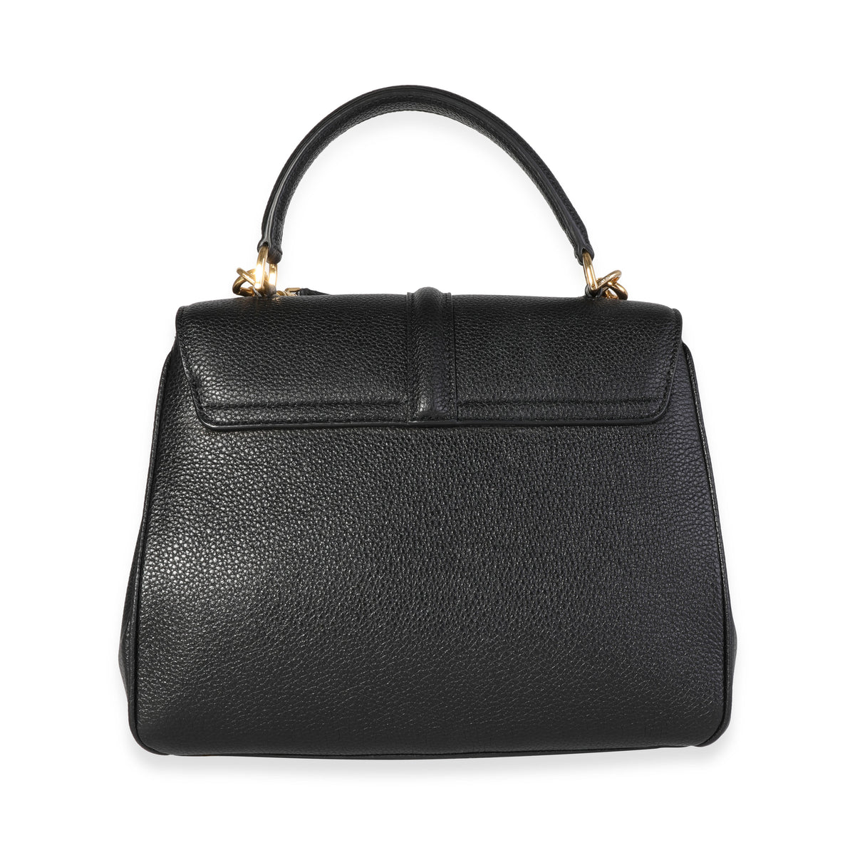 Celine Black Grained Calfskin 16 Bag