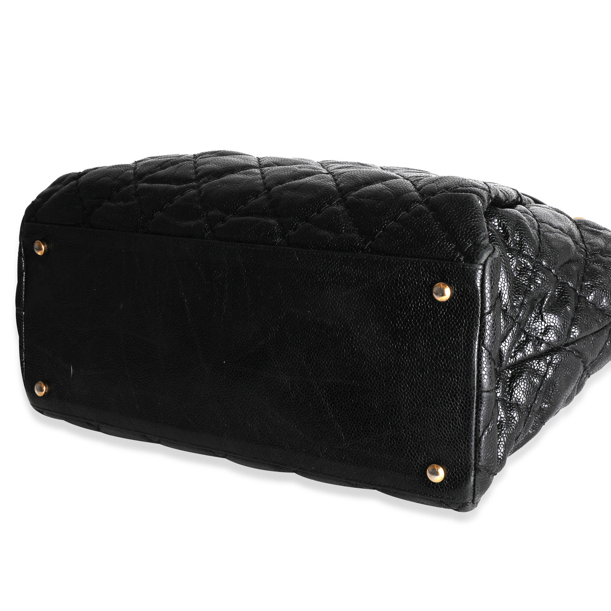 Chanel Black Glazed Caviar CC Crave Shoulder Bag