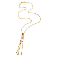 David Yurman Confetti Mix Necklace with Three Chain Drop  in 18k Yellow Gold