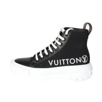 Louis Vuitton Unisex LV Squad Sneaker Boot Navy Blue Monogram