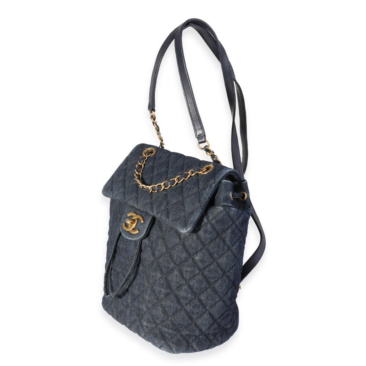 Chanel Blue Denim Urban Spirit Backpack