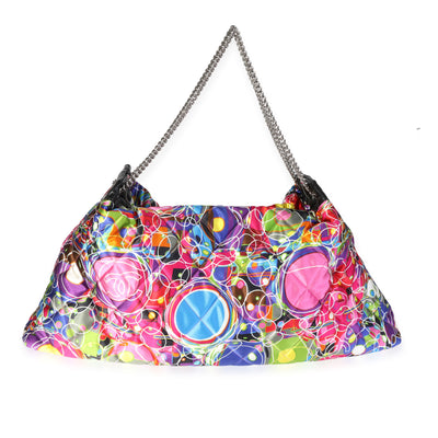 Chanel Multicolor Satin Large Kaleidoscope Tote