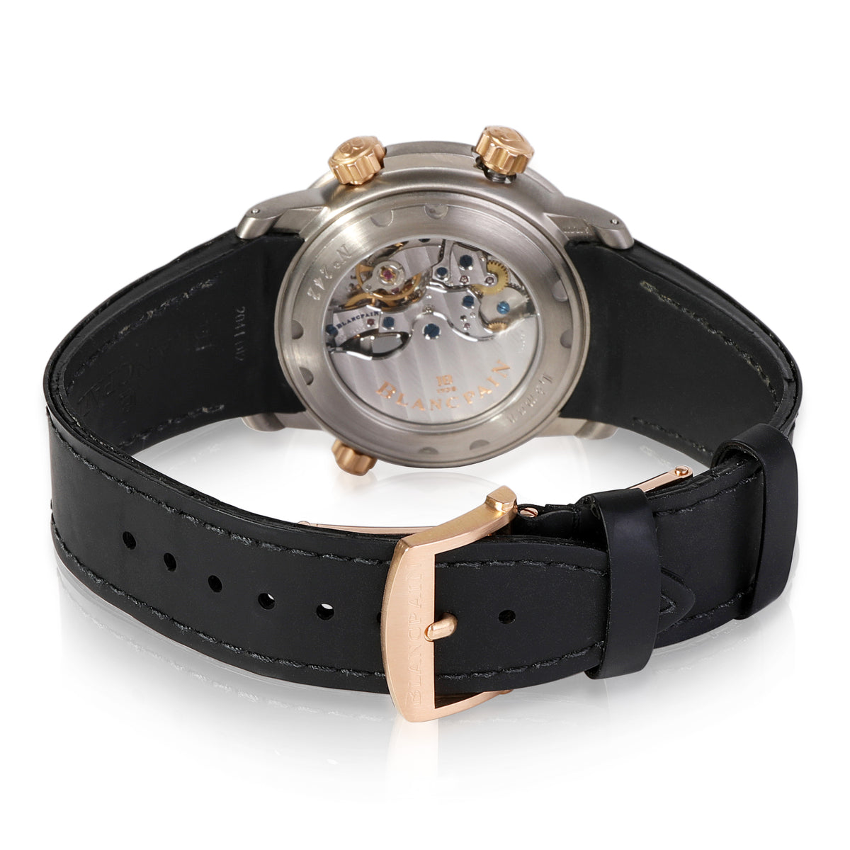 Blancpain Leman Reveil GMT 2041-12A30-63 Men's Watch in  Titanium