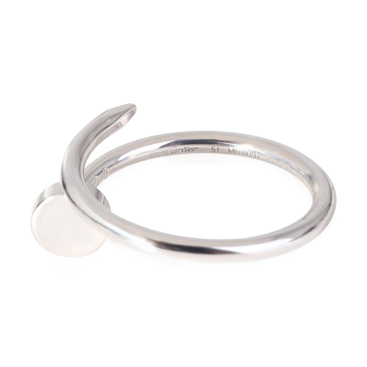 Cartier Juste Un Clou Ring in 18k White Gold