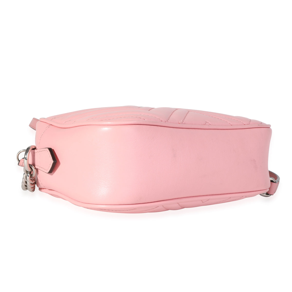 Gucci Pink Matelassé Leather Small Marmont Bag