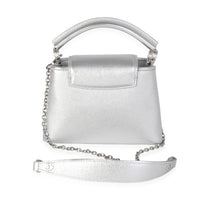 Louis Vuitton Silver Metallic Broderies Capucines Mini