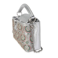 Louis Vuitton Silver Metallic Broderies Capucines Mini