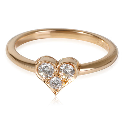 Tiffany & Co. Hearts Diamond  Ring in 18K Rose Gold 0.19 CTW