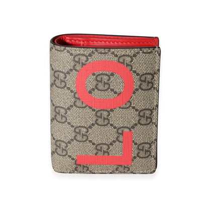 Gucci GG Supreme Valentines Day Card Holder